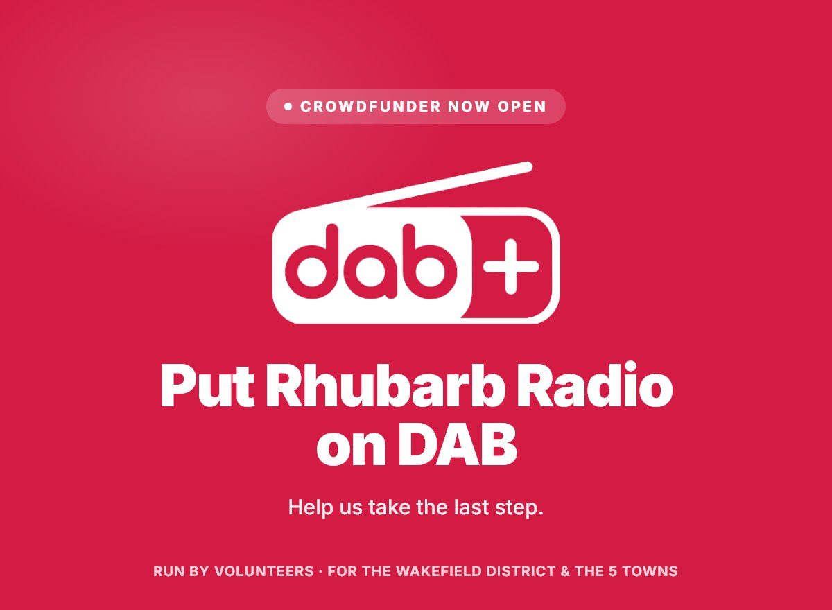 Put Rhubarb Radio on DAB - support the crowdfunder